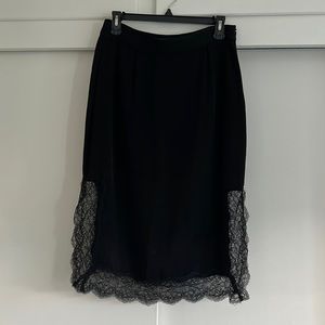 Zara lace midi skirt
